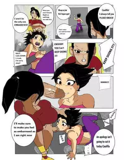 Training day! Kale and Caulifla's bedroom adventure!