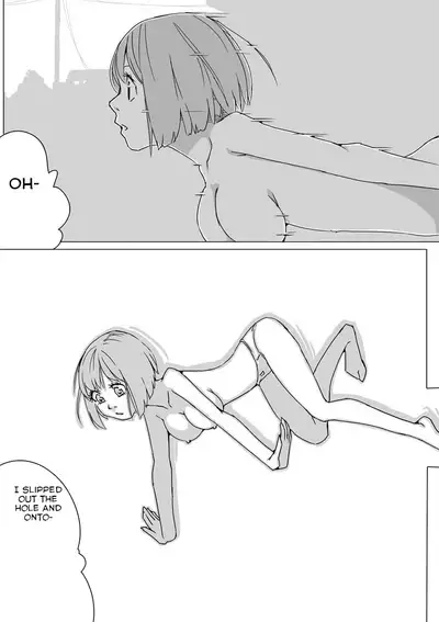 [Akimbo] Untitled Manga (Girl stuck in a hole) [English] [Touhou Tea]