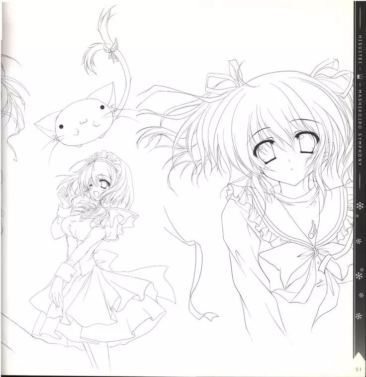 Mashiro-Iro Symphony illustration art book