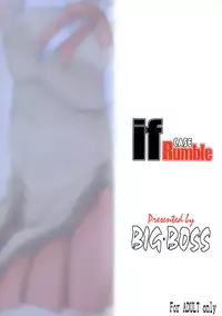 [BIG BOSS (Hontai Bai)] if CASE Rumble (School Rumble) [English] [Redlantern]