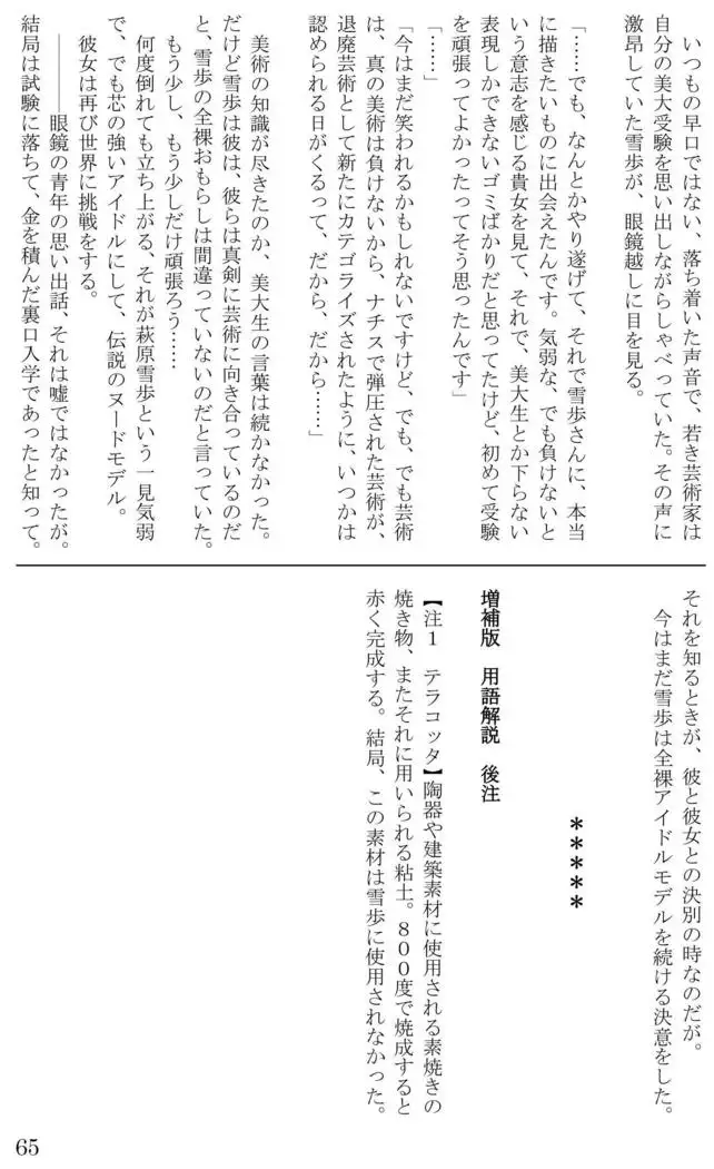 Introduction to art history of nude model Yukiho