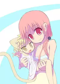 [椪惚邸]はるかとりょうとこねこのモモ