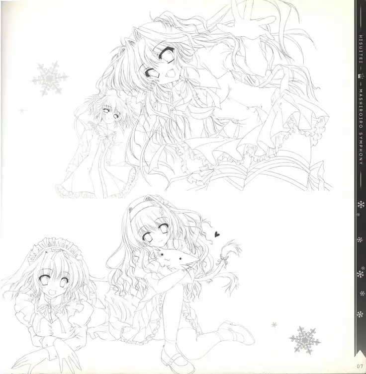 Mashiro-Iro Symphony illustration art book