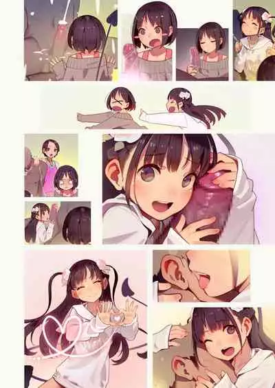 Tiny Evil 5 Part 2 - 淫魔少女３人におちんちん遊ばれる本 (No Text)