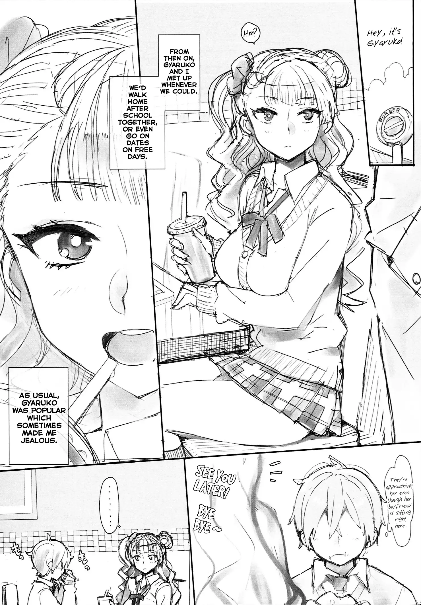The class idol, Gyaruko-chan, is really all mine? | Galko bon arimasu