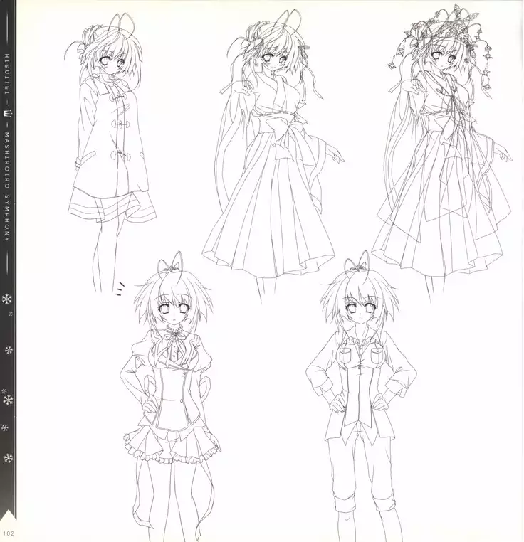 Mashiro-Iro Symphony illustration art book