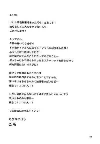 [Namayatsuhashi (Tamo)] Nama Kirara feat. Twilight (Go! Princess PreCure) [Digital]