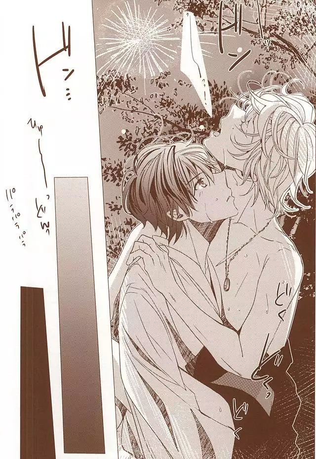 お祭り金魚と夏花火