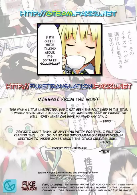 Harry Potato and the Sage of Time