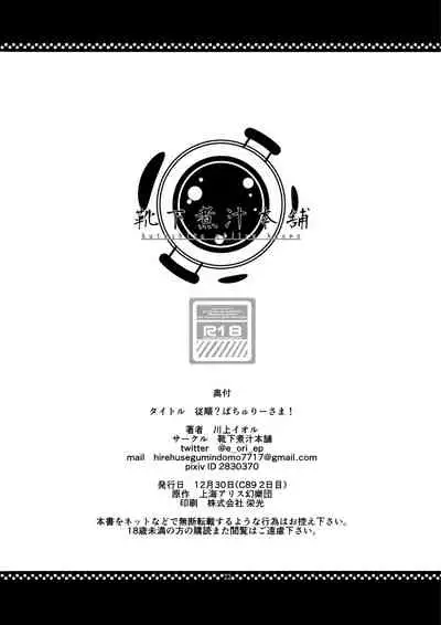 従順？パチュリーさま！