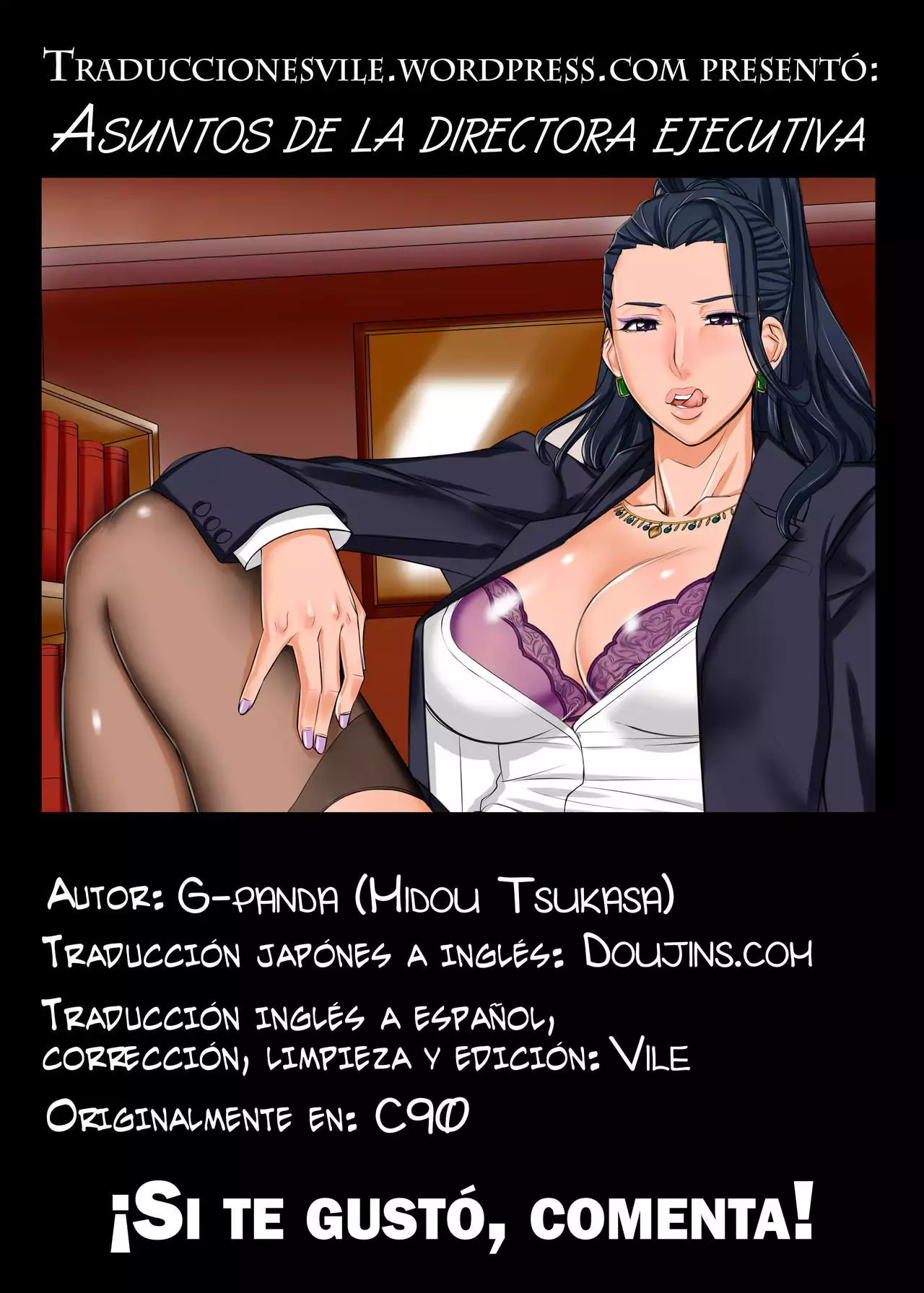 Gyoumu from Joumu. | Asuntos de la directora ejecutiva