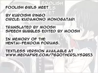 [Kudamono Monogatari (Kuroishi Ringo)] Jochikai | Foolish Girls meet [English] [Moosh]