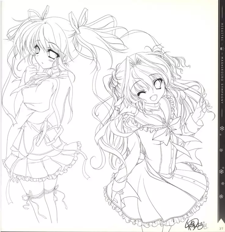Mashiro-Iro Symphony illustration art book