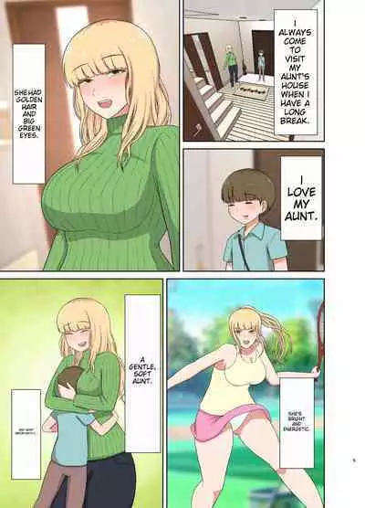 Kinpatsu Oba-san no Suiminkan | My blonde aunt. Sleep rape