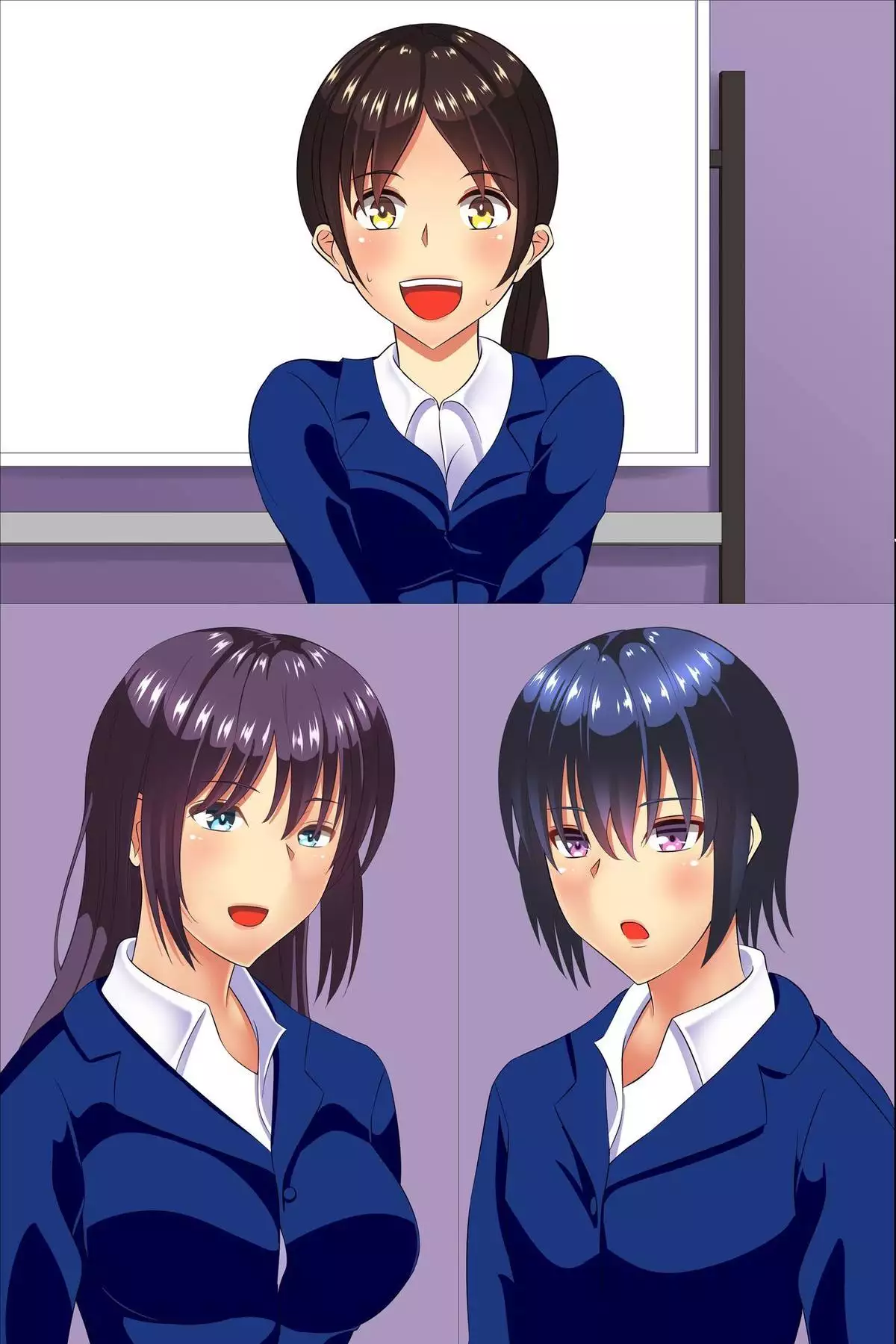 Zennou Soku Hame Mensetsukan ~ Shuukatsu Gakusei no Joushiki Kakikae Sekuhara Mensetsu