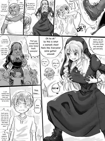 [Kerberus] Sister Emily body swap[TSF Wizard]